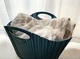 【seiei（セイエイ）のランドリーバスケット】洗った服もタオルケットももちろん入る