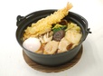鍋焼き風うどん ～海老天つき