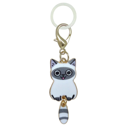 新作カプセルトイ】しっぽゆらゆら「ねこチャーム」に癒される♪全部