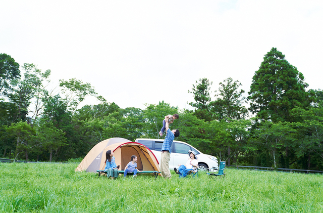 気軽にキャンプができる牧場