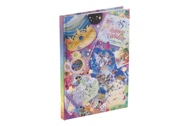 ノート 1,500円｜縦約19×横約13.5×厚さ約1.5cm｜東京ディズニーランド「グランドエンポーリアム」、東京ディズニーシー「エンポーリオ」｜東京ディズニーリゾート35周年グランドフィナーレ