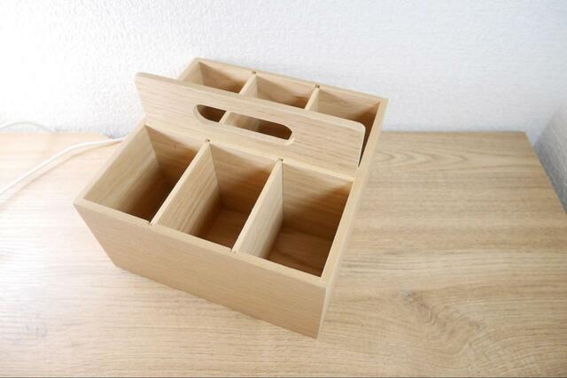 【無印良品 木製ツールボックス】持ち手付きの収納ボックス