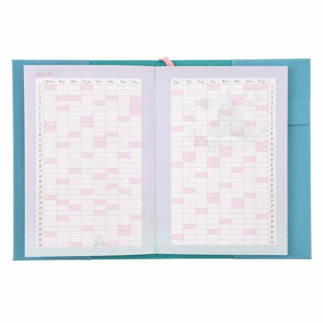 リトル・マーメイド 手帳・スケジュール帳 B6 型押し Calendar&Organizer 2024 2,750円