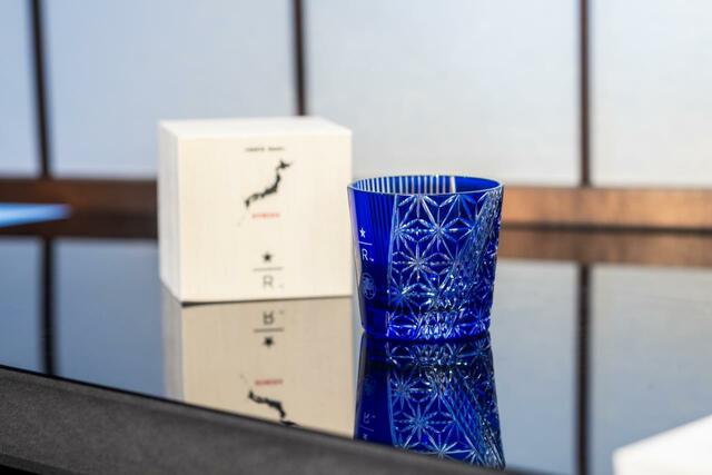 「JIMOTO Made+ 墨田 江戸切子グラス237ml」＜¥44,000＞【スターバックス リザーブロースタリー 東京から「JIMOTO Made+」が登場】