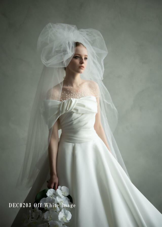 「Clef a decor-クレアデコール」新作ウェディングドレス DEC0203_Offwhite