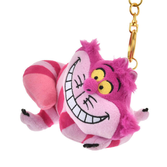 チェシャ猫 ぬいぐるみキーホルダー・キーチェーン 蓄光 ピンク CHESHIRE CAT 2,600円