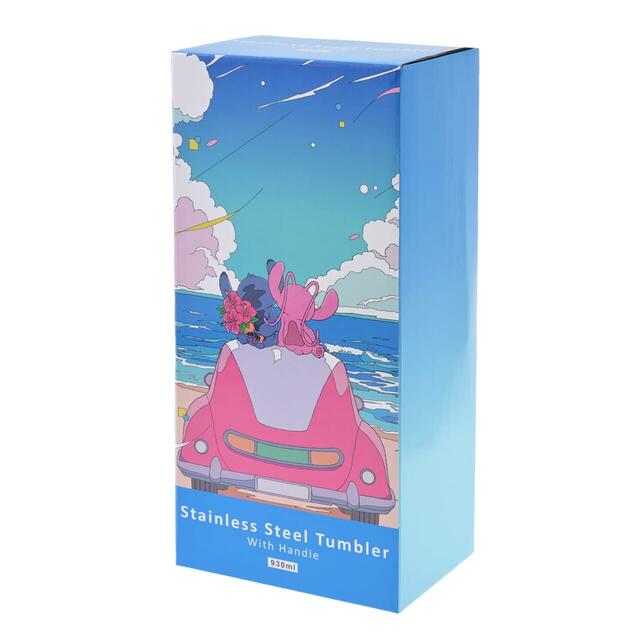 スティッチ＆エンジェル タンブラー ステンレス ストロー付き STITCH ＆ ANGEL 3,600円