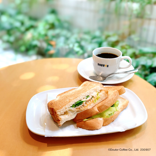 「モーニング・セットBツナサラダチーズ」【＃朝ドトールしよう！】