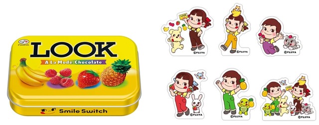 【ペコフェス】「ルック(ア・ラ・モード)缶」税込880円/ステッカー全6種よりランダムで1枚入り