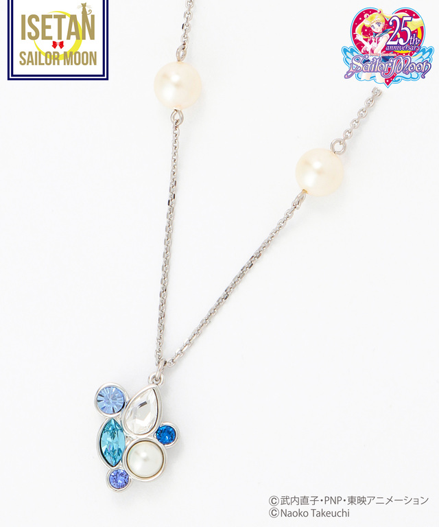 スワロフスキー®クリスタルコラボ セーラー５戦士ネックレス　セーラーマーキュリー