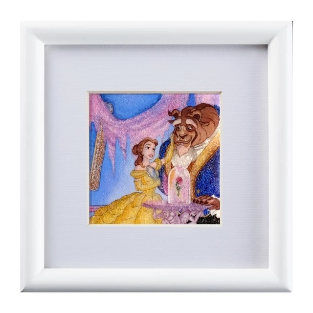 ジュエリー絵画　『美女と野獣』 SRサイズ （DBB1SR) 60,000円