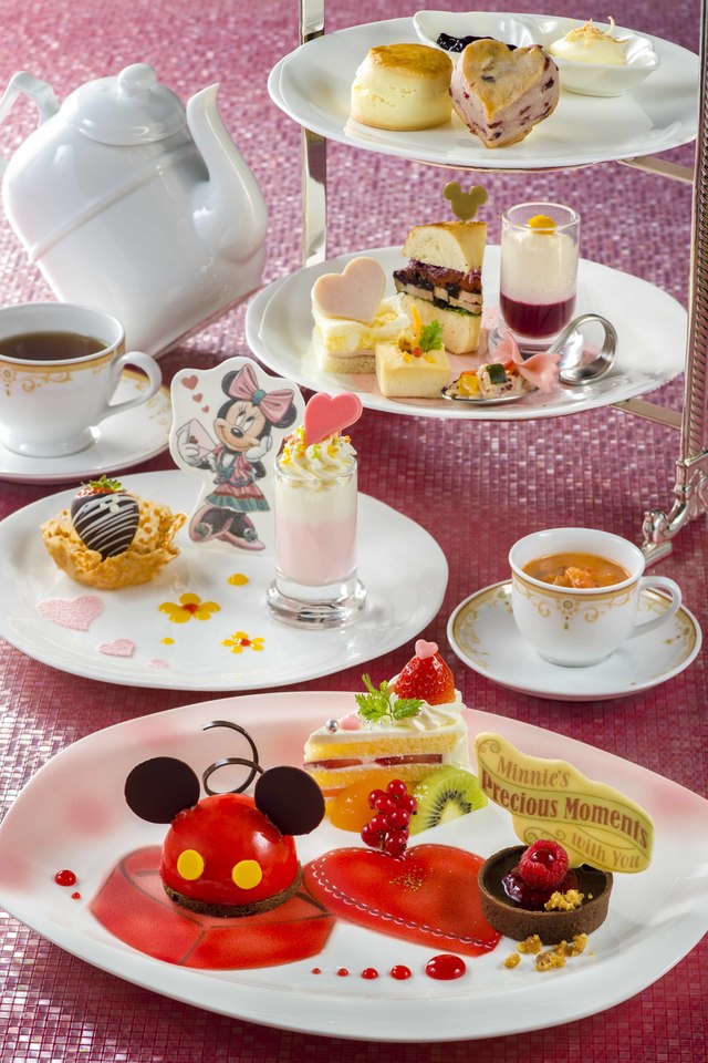 ”ミニーのプレシャスモーメント・ウィズ・ユー”アフタヌーンティーセット 3,800円｜東京ディズニーランドホテル「ドリーマーズ・ラウンジ」