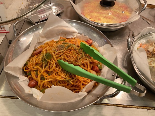 【すたみな太郎】ナポリタン、子ども大好きですよね