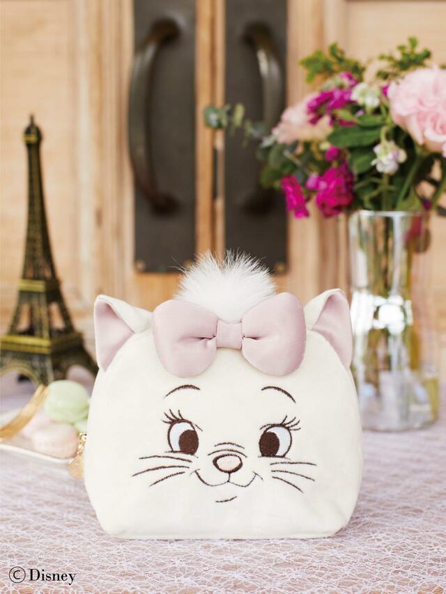 ラウンドポーチ ￥4,400｜Maison de FLEUR「ディズニーマリー」コレクション
