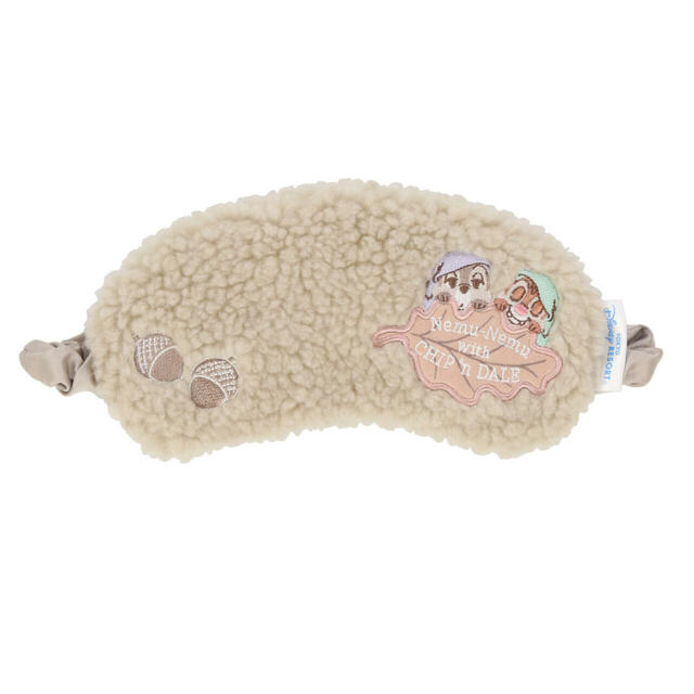 アイマスク 1,800円｜東京ディズニーリゾート「すやすや寝ているチップとデールがデザインされたグッズ」｜販売店舗：東京ディズニーランド「ホームストア」、東京ディズニーシー「エンポーリオ」｜発売日：2024年11月21日（木）