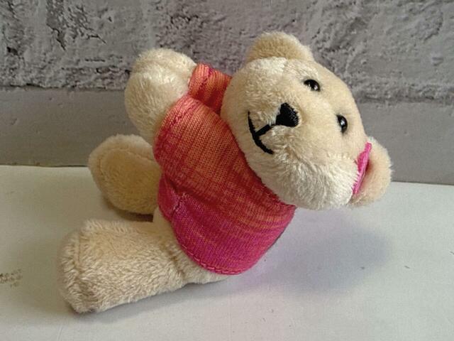 お洋服の色もピンク！