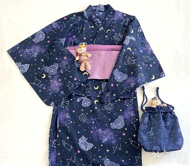 「ダッフィー&フレンズのサマーナイト・メロディー」浴衣の着こなし例