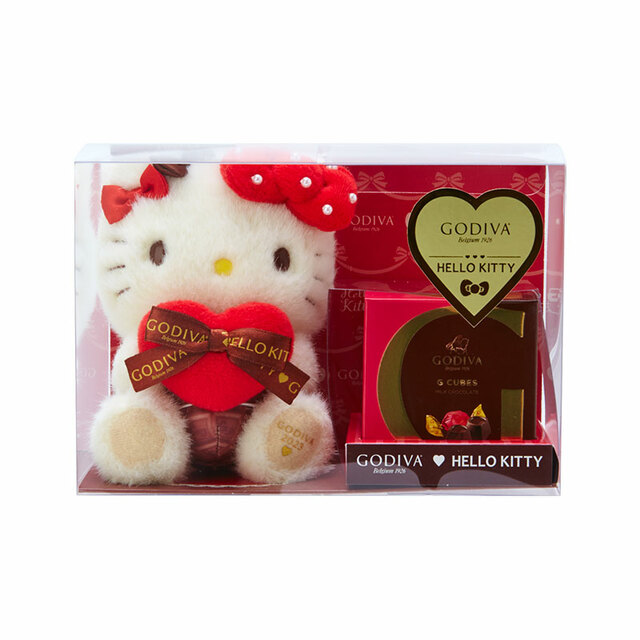 ハローキティ マスコットホルダー&GODIVA 2023 4,950円 ⓒ’23 SANRIO　著作（株）サンリオ