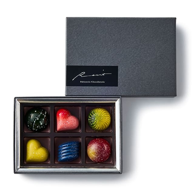 【DEAN ＆ DELUCA】パティスリー ショコラトリー レシィ「ボンボンショコラ 6個入り」3,132円／入荷時期：2月上旬予定