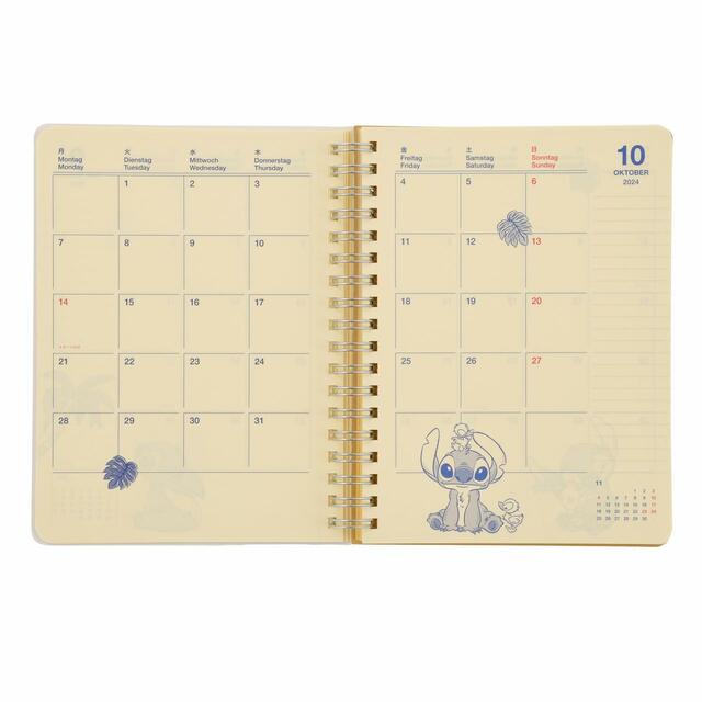 【デルフォニックス】スティッチ＆スクランプ Rollbahn 手帳・スケジュール帳(L) Calendar＆Organizer 2024 1,980円