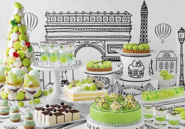 「マスカットスイーツ＆ランチビュッフェ ～Voyage en 2D France～」＜期間：2024年9月26日～11月中旬＞【【大阪】パリの雰囲気漂う“2Dの世界”で楽しむ「マスカットスイーツ＆ランチビュッフェ」開催！】