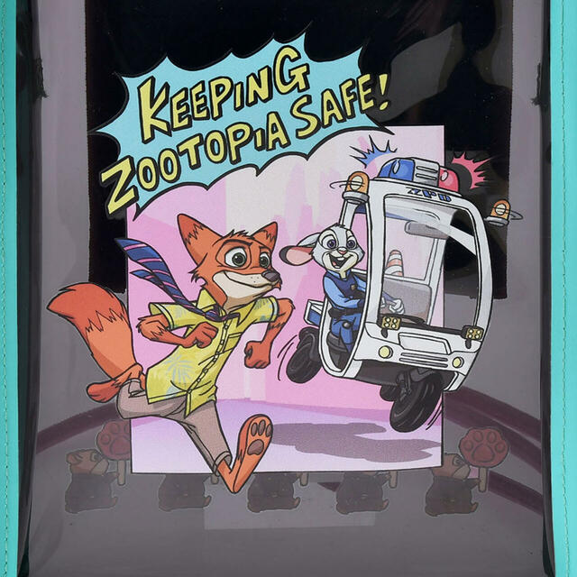 ジュディ・ホップス&ニック・ワイルド、レミングのビジネスマン マルチポシェット ZOOTOPIA COMIC STYLE 2,500円