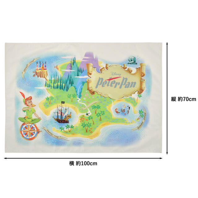 ピーター・パン レジャーシート (S) ポーチ入り Map Compact Picnic Sheet 1,500円