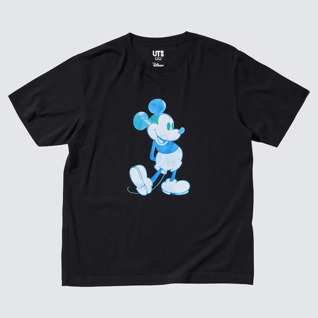 ユニクロ ミッキー スタンズ UT グラフィックTシャツ(半袖・レギュラーフィット)1,500円