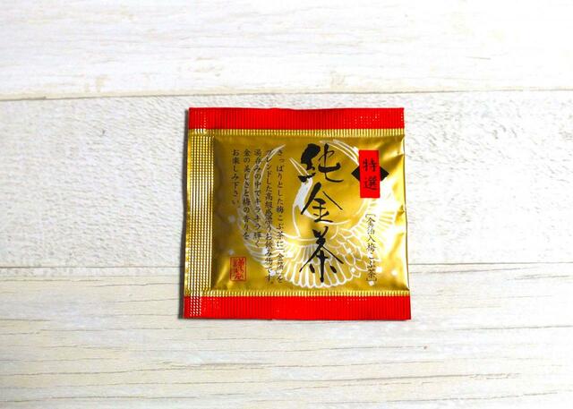 【カルディ】もへじ　　金箔入梅昆布茶　辰1袋2ｇ、エネルギー：3.4kcal