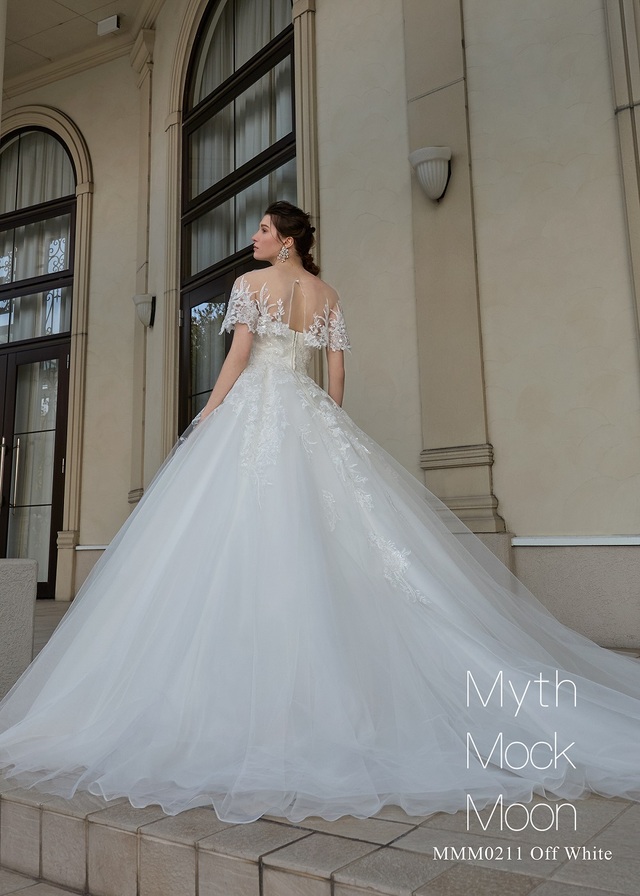 【クラウディア】Myth Mock Moon(ミスモックムーン)新作ウェディングドレス|MMM0211_OffWhite