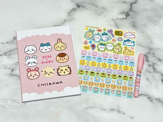 手帳とシール、ミニペンの豪華3点セット！