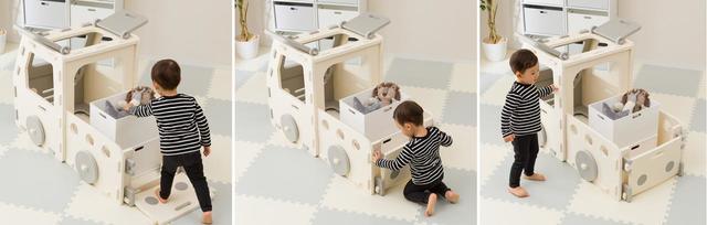 ニトリ「やわらか素材・ふわふわキッズシリーズ」ふわふわキッズ：トラック