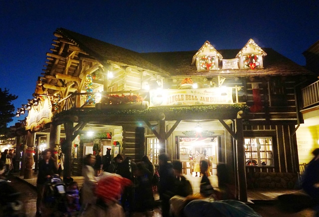 夜のカントリーベア・シアター外観