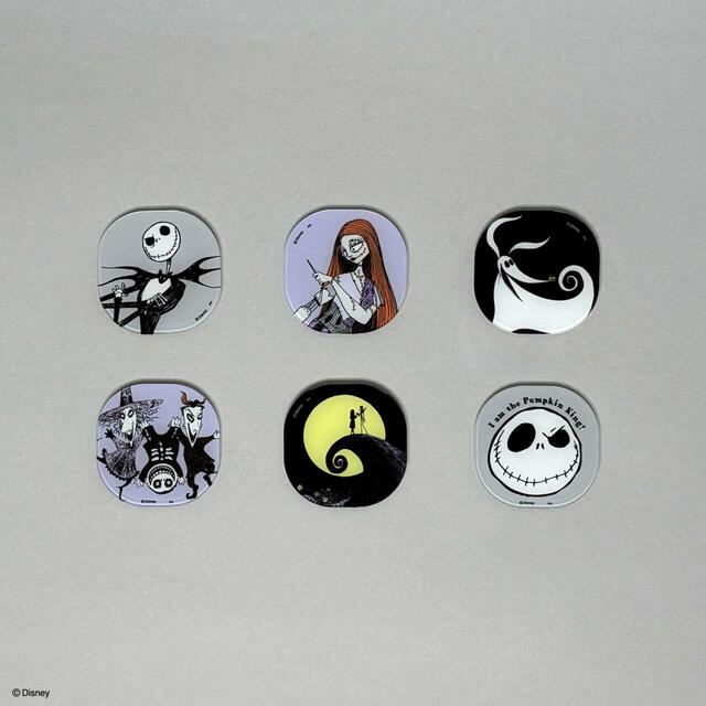 アクリルマグネット 各220円｜キャンドゥ『ティム・バートン ナイトメアー・ビフォア・クリスマス』