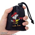 『SNOOPY CHEER ECOBAG BOOK BLACK』手のひらサイズに小さくまとまる
