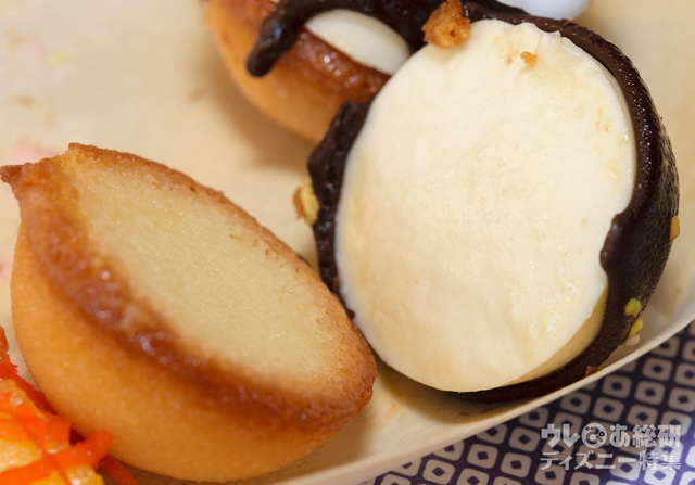 “ディズニー夏祭り”ケーキセット 1450円｜ハイピリオン・ラウンジ｜断面図