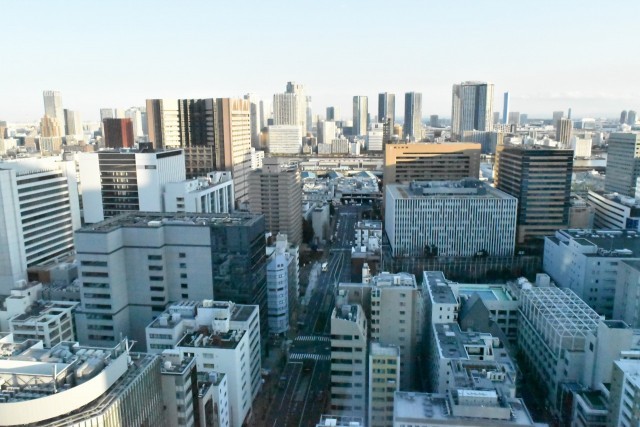 三井ガーデンホテル銀座プレミア／ビューバスから見える景色