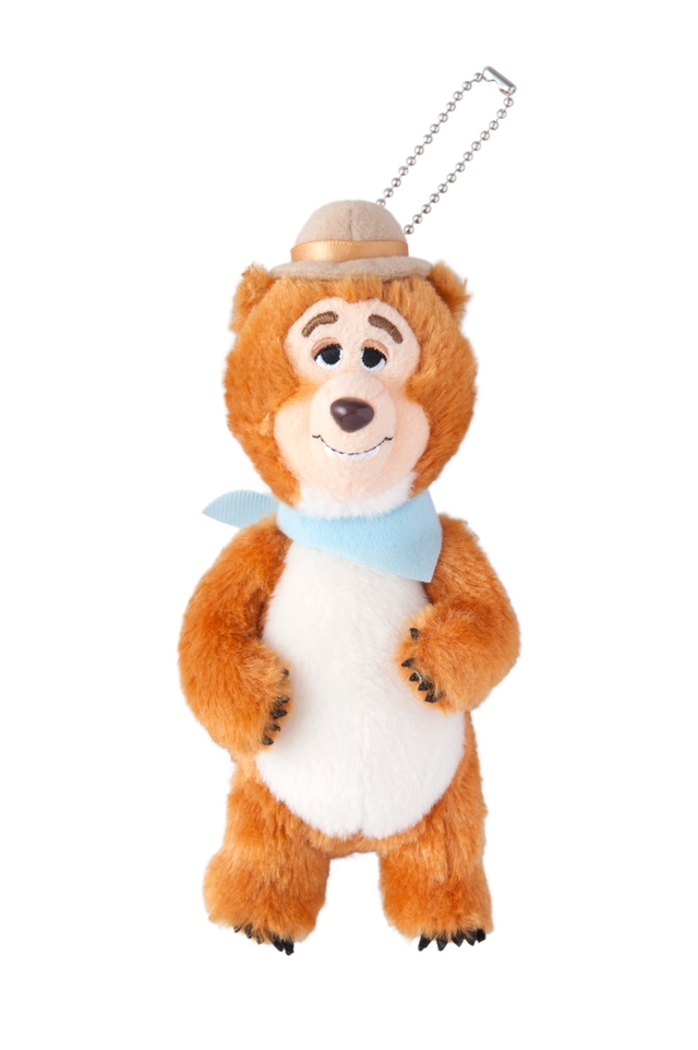 ぬいぐるみバッジ ¥1,800 ※長さ約17.5cm（TDL「カントリーベア・シアター」で公演されている「カントリーベア・ジャンボリー」のウェンデル）｜東京ディズニーランド「Celebrate! Tokyo Disneyland」スペシャルグッズ（2018年）