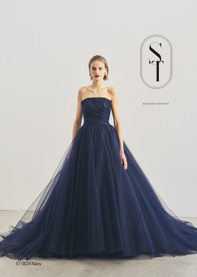 【クラウディア】ST新作ウェディングドレス｜ST-0024_Navy