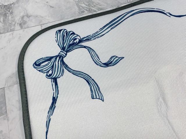 【ニトリ　デコホーム】ネイビーのリボンモチーフが大人かわいい