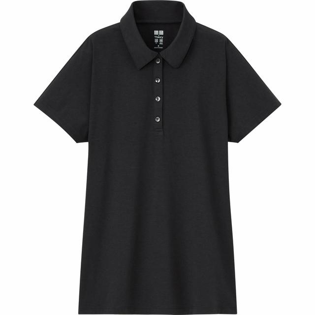 【【UNIQLO（ユニクロ） × Theory（セオリー） コラボレーション第二弾】エアリズムAラインポロシャツ（半袖）