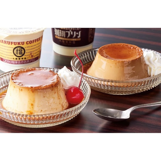 「丸福珈琲店」 名物プリン&珈琲プリンセット