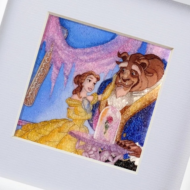 ジュエリー絵画 『美女と野獣』 SRサイズ (DBB1SR) 60,000円