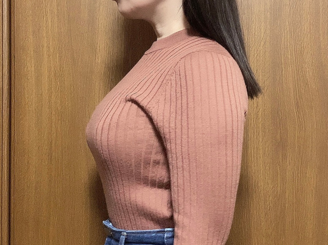 SALON by PEACH JOHNの「メイク・ミー・ドリームブラ」着用。バストトップの高さはGood