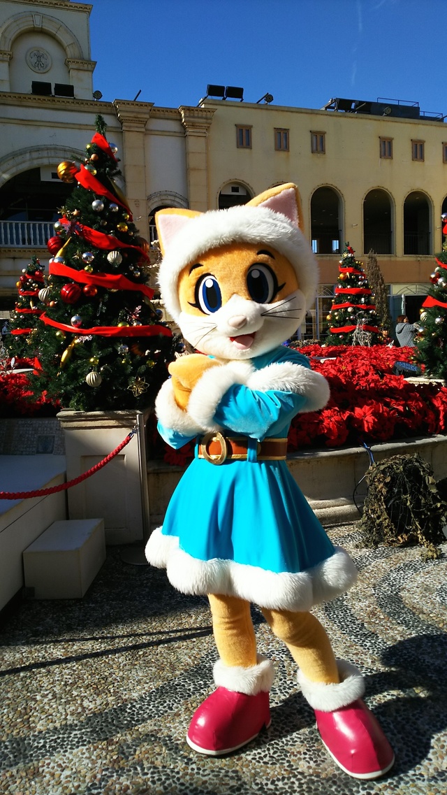 キャラクター「ルナ」クリスマスコスチューム