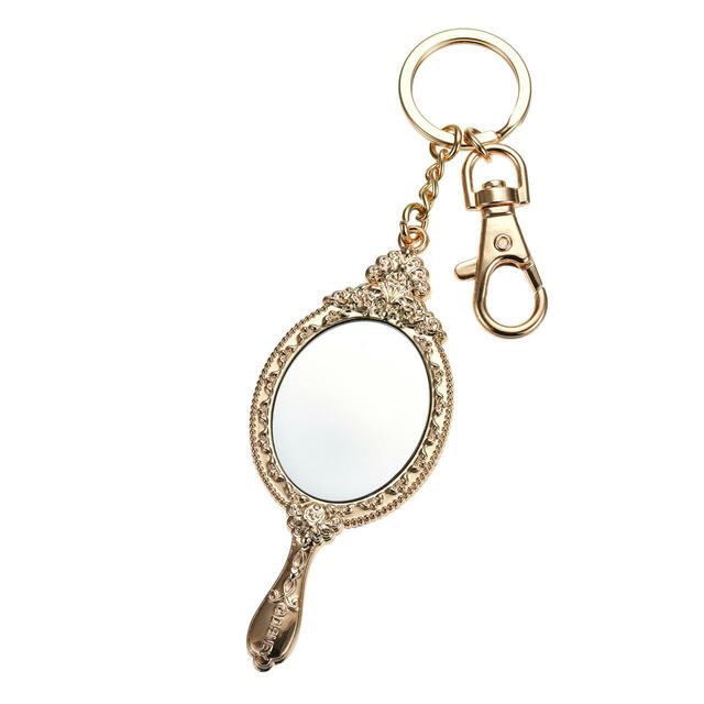 ラプンツェル＆パスカル キーホルダー・キーチェーン ミラー WISHING YOU A LOVELY DAY 1,900円