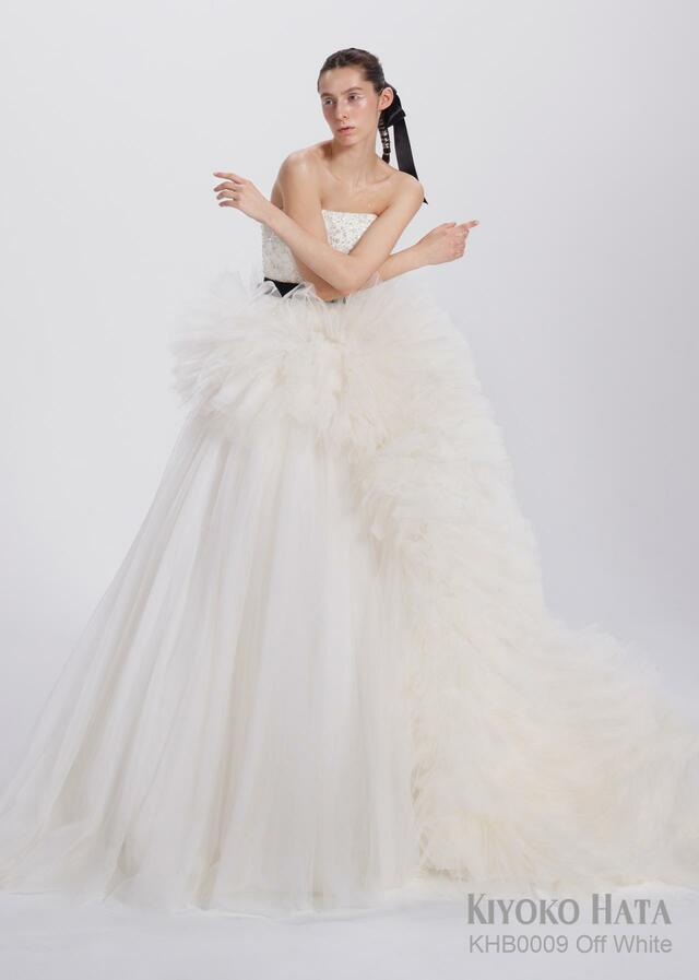 「KIYOKO HATA」新作ウェディングドレス KHB0009_OffWhite