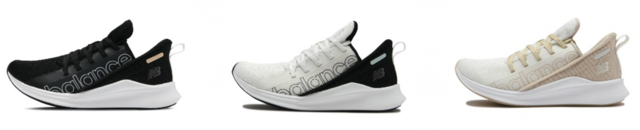 商品名:FRESH FOAM Powher Run v2 カラー(左から): BLACK(AB2)、WHITE/BLK(AW2)、WHT/BEIGE(AS2)価格 :¥9,900(税込)