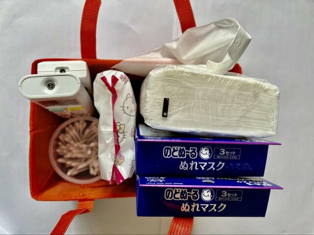 【sweet3月号 リトルミイのインテリアバッグ】自宅で使う綿棒やリモコン、ティッシュなどもしっかり収納