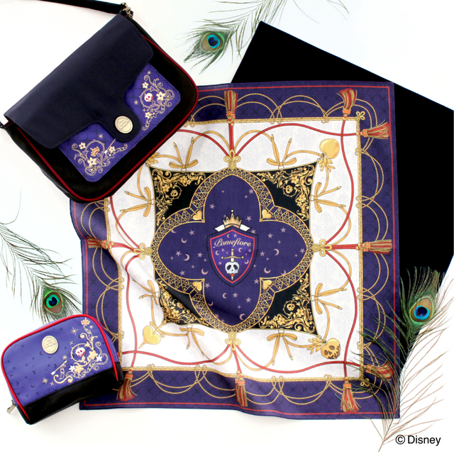 『ディズニー ツイステッドワンダーランド』のモチーフのハンカチーフ、ポーチ、ショルダーが、数量限定で一般販売開始